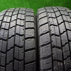 155/65R13　73Q　4本　22年　グッドイヤー　アイスナビ　溝7.0～7.5　ライフ　ゼスト　250922010の画像
