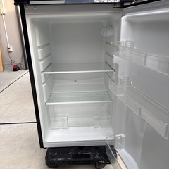 WR-2118BK 冷蔵庫 S-cubism ブラック 118L 2ドア　2017年の画像