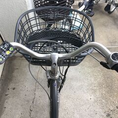 地域限定送料無料　ブリヂストン　アシスタ　12,8AH　子供乗せ　シルバー　パスウィズ　ビビDX　神戸市　電動自転車　の画像
