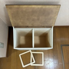 木製分別ダストボックスの画像
