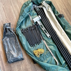 LOGOS テント グリーン ベージュ ロゴスuvスクリーン3027プラスの画像