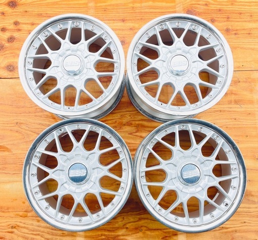 希少BBS RS748 RS750メッシュ 17インチ PCD114.3 5穴
