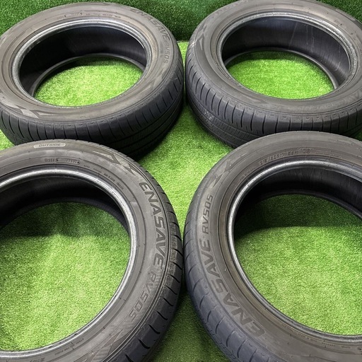 215/60R17 96H ダンロップ　エナセーブ　RV505 21年　4本 溝6.0 エスティマ　CH-R S50930004