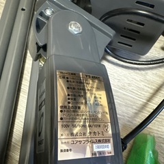 YUASA業務用扇風機 YS-455T オレンジ　45cm工場扇組立式風量3段階の画像