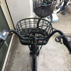 地域限定送料無料　パナソニック　ギュットアニーズ　子供乗せ　16AH　三人乗り　紺　パスバビーアン　ビッケモブ　神戸市　電動自転車の画像