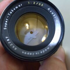 極上品 希少な前期型 黄文字 Super-Takumar 55mm F2 分解清掃済の画像