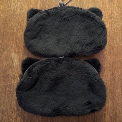 メリーチョコレート2024ハロウィン　限定完売品ニャンダフルポーチ　黒猫ポーチの画像