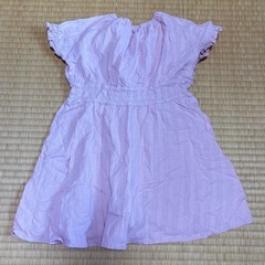 SIMPLE FREE ワンピース 100cm くすみピンクの画像
