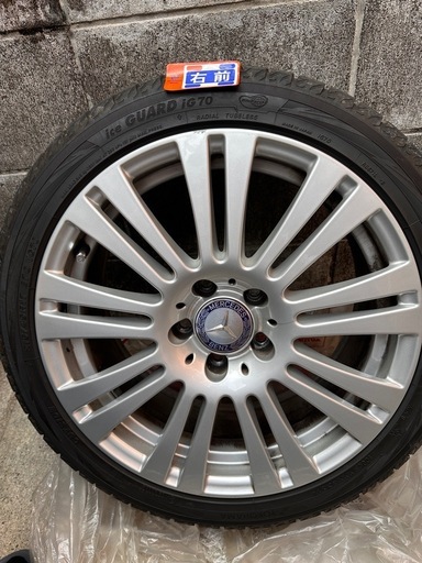 スタッドレスタイヤ　ベンツホイール　セット