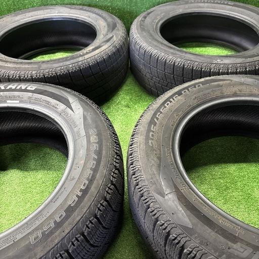 205/65R16 95Q ナンカン　ICE ACTIVA AW-1 21年　4本 溝7.5〜8.5 カムリ　ハイエース　ヤリスクロス　S50930006