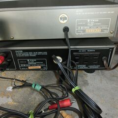 ★ステレオ　セット　通電確認のみ★ジャンク品の画像