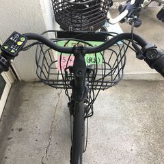 地域限定送料無料　ブリヂストン　ビッケ　三人乗り　15,4AH　子供乗せ　黒系　ギュットアニーズ　パスバビーアン　神戸市　電動自転車　の画像