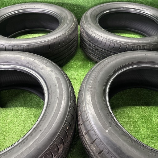 215/60R16 95H 4本 21年製 BS ブリヂストン　ネクストリー　溝6.0〜6.5 クラウン　マークX S51017007