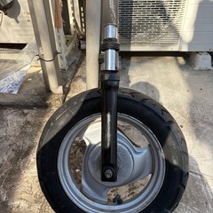 ヤマハ　sa36j  ジョグ　フロントホイール　フォークセットの画像