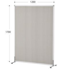 パーテーション 未使用品在庫多数ありW1216xD400xH1700mm在庫多数あり W1200 ライトグレー（アジャスター仕様）RFSCRHW-LGY　見に来てください！お気軽にお問い合わせください。管理番号YN300AFの画像