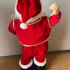 【動作確認済・新品電池付き！】ファニーサンタクロース サンタクロース人形の画像