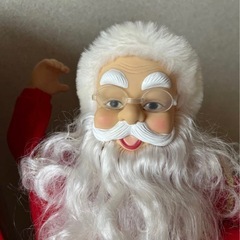 【動作確認済・新品電池付き！】ファニーサンタクロース サンタクロース人形の画像