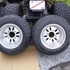 【購入済み！】ジャイロ・モンキー3輪・トライク等に！10インチ 8J　ワイドアルミホイル◆彦根市～の画像