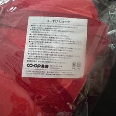 新品未開封　コーすけ　リュック　coop共済 非売品の画像