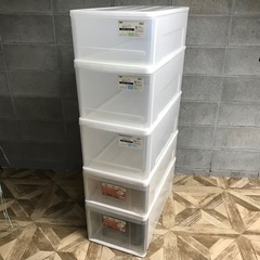 【成約済/ありがとうございます】5個まとめて！衣装ケースの画像