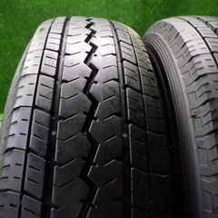 165R13　LT　6PR　2本　22年　トーヨー　V-02E　溝6.5　タウンエース　251016021の画像