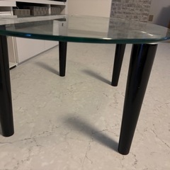 ガラス　ローテーブルの画像