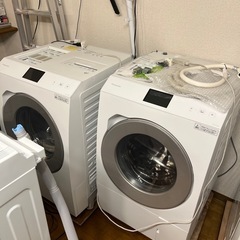 未使用に近い　右開き　パナソニック　LX129BR  最上位グレード　ドラム式洗濯乾燥機の画像