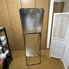 岡崎市 全身鏡 姿見 ゴールドフレーム　金縁　の画像