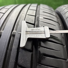 225/45R18 95W ヨコハマ　エコス　ES31 4本 20年　溝5.0〜5.5 アルファード　S51001067の画像