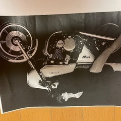 カワサキZ１Ｒポストカード拡大コピーの画像