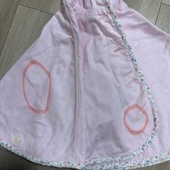 ミキハウス　ベビーポンチョ　2枚の画像