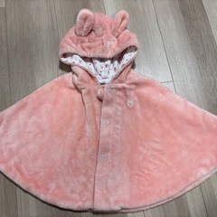 ミキハウス　ベビーポンチョ　2枚の画像