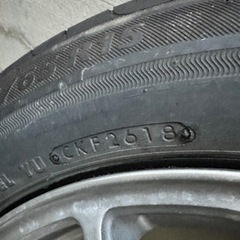 【175/65R15】アクアから取り外したタイヤ4本【ホイルおまけ付】の画像