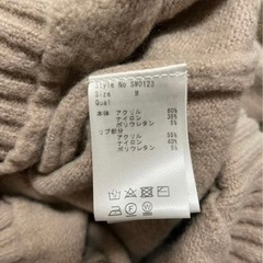 ニットワンピースの画像