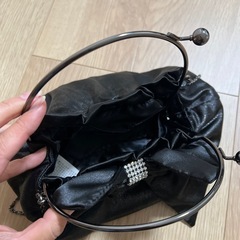 がま口　パーティ　バッグ　カバンの画像