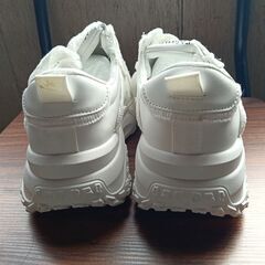 新品 24cm レディース スニーカー ホワイト シューズ 靴 カジュアル(924-Z)の画像