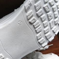 新品 24cm レディース スニーカー ホワイト シューズ 靴 カジュアル(924-Z)の画像