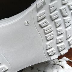 新品 24.5cm レディース スニーカー ホワイト シューズ 靴 カジュアル(923-Z)の画像