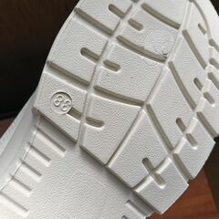 新品 24cm レディース スニーカー ホワイト シューズ 靴 カジュアル(922-Z)の画像