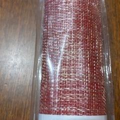 新品未使用 ニトリテーブルランナー 赤の画像