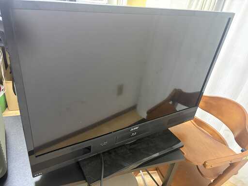 地デジテレビ 32インチ ダブル録画3チューナー ブルーレイレコーダー500GB内臓 リモコンあり