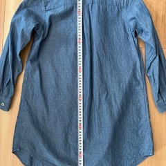 ユニクロ　デニムシャツワンピースの画像