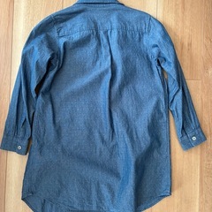 ユニクロ　デニムシャツワンピースの画像