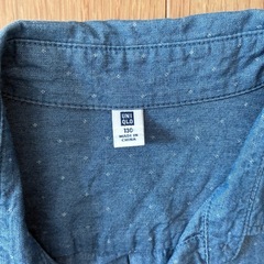 ユニクロ　デニムシャツワンピースの画像