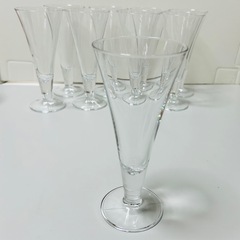 パフェグラス(フルートグラス) 中古品　9個の画像