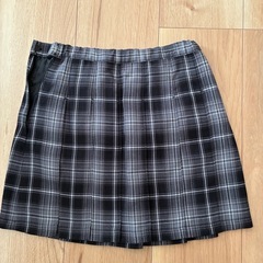 COMME CA ISM チェック柄プリーツスカートの画像