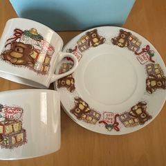 決まりました　未使用　レトロなカップ&ソーサーの画像