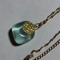 グリーンフローライト ペンダントの画像