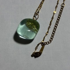 グリーンフローライト ペンダントの画像