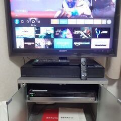 SONY/ソニー　 32型テレビ＋ブルーレイレコーダー＋Fire TV Stick最新版　早い者勝ちの画像